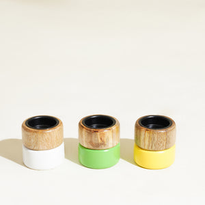 Nori Gift Set with Handwoven Box & Colorpop Tealight Holders - Set of 5