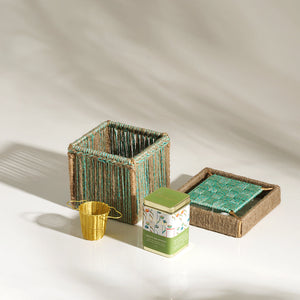 Turquoise Treasure Handwoven Box