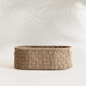 Bloom Oval Jute Tray