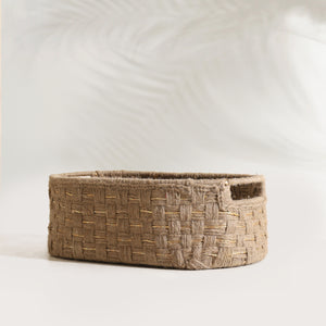 Bloom Oval Jute Tray