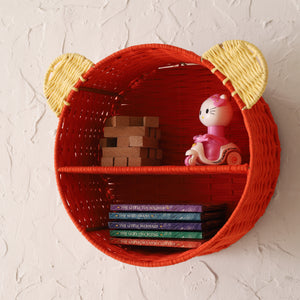 Mini's Red Yellow Hanging storage basket