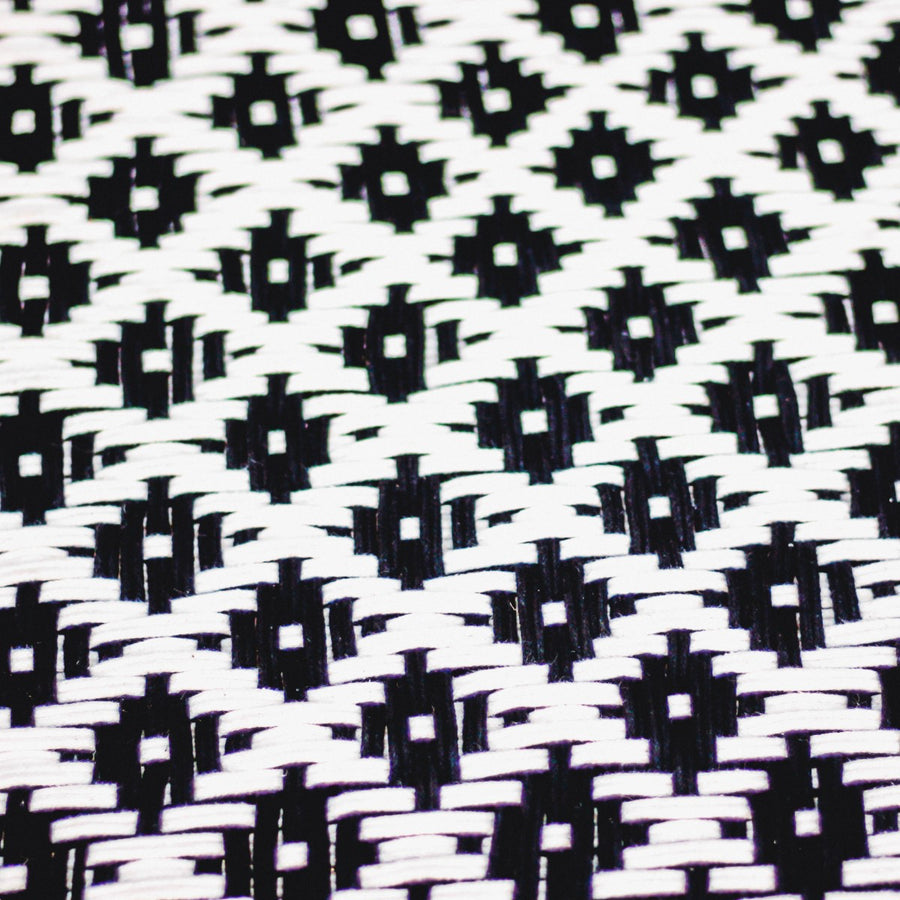 Ikkat Black & White Cotton Trunk