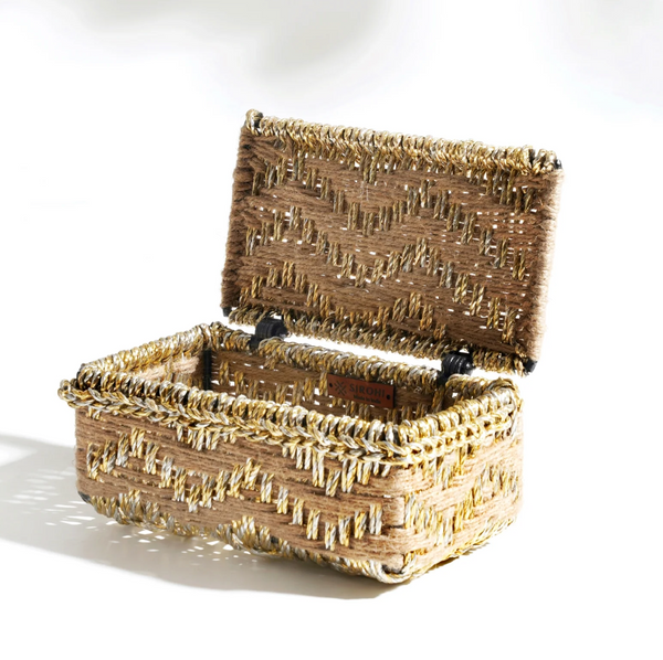 Delilah Jute & Gold Box