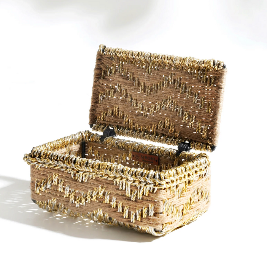 Delilah Jute & Gold Box