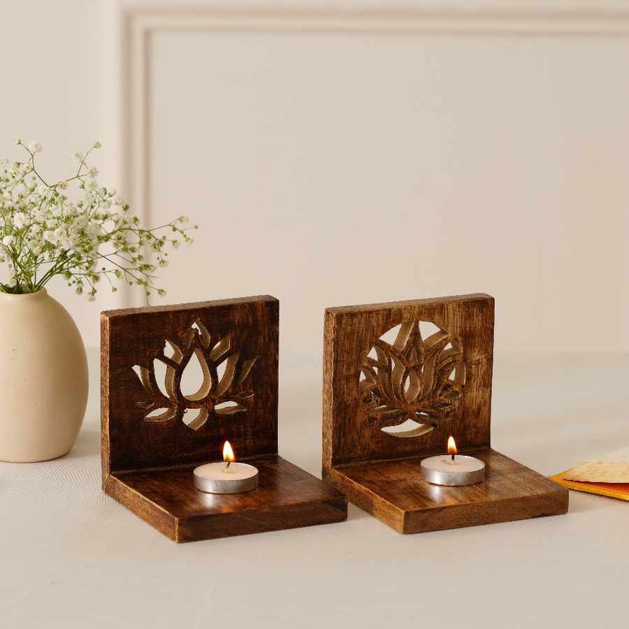 Lotus Tealight Holders