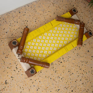 Parrotfinch Recycled Cotton Wooden Bench