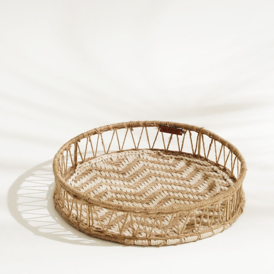 Radha Jute & Cotton Tray