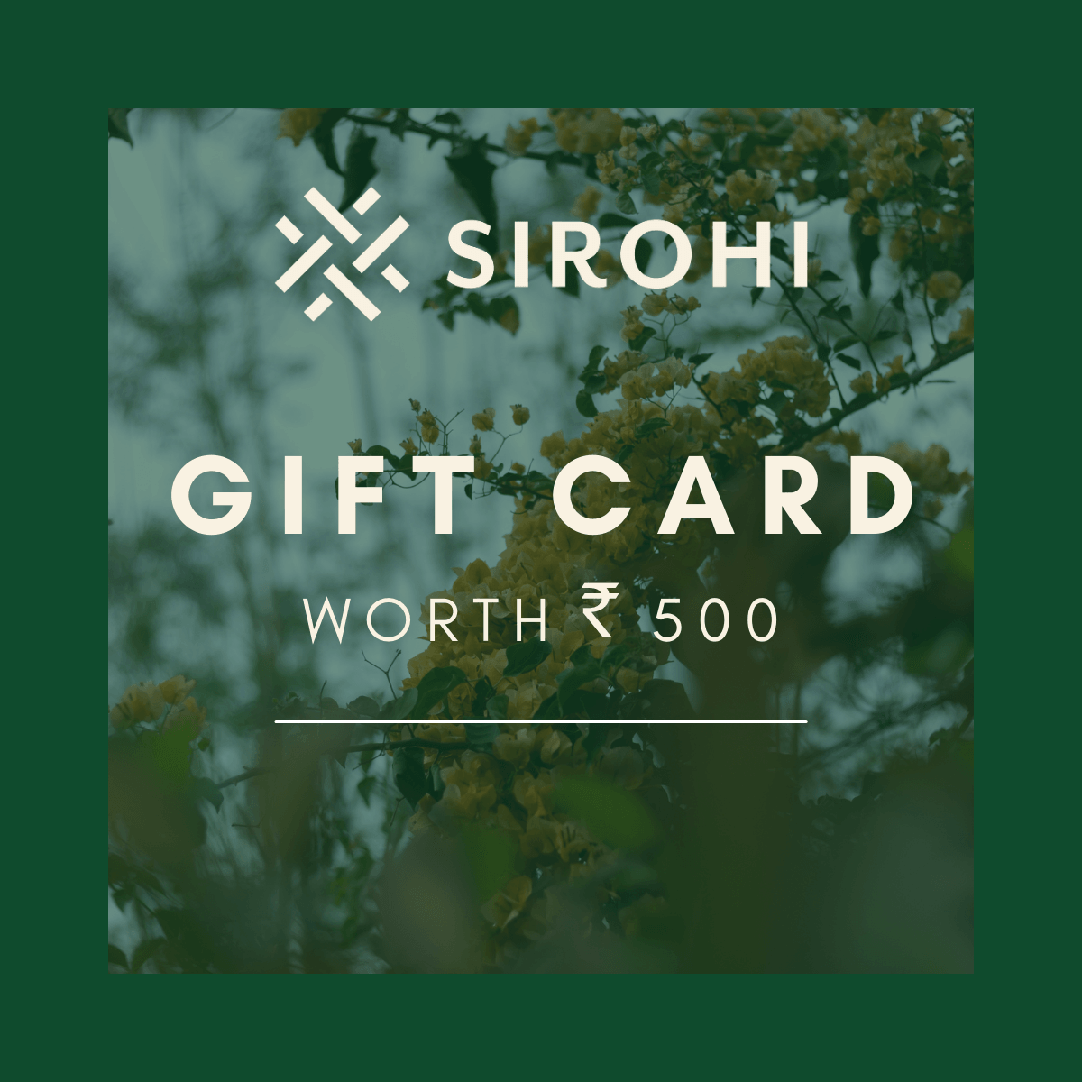 Sirohi Gift Card - Sirohi.org - 