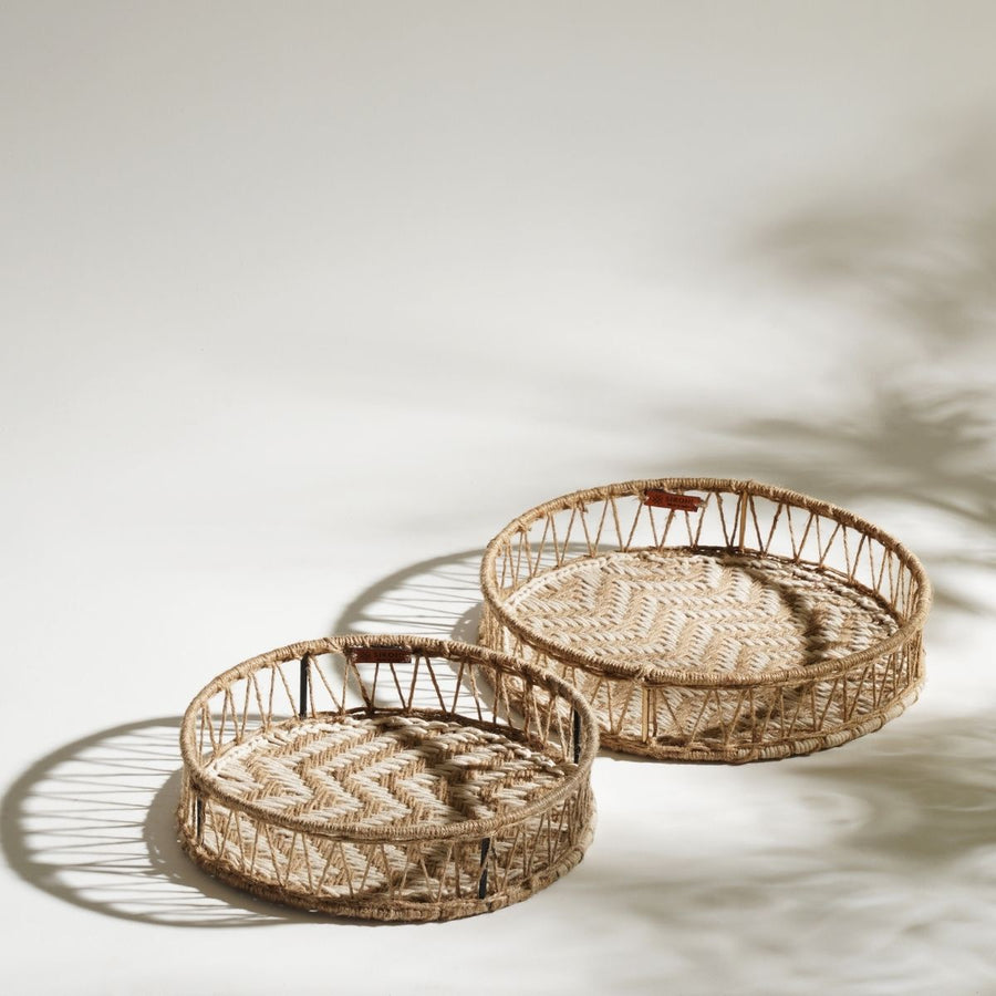 Radha Jute & Cotton Tray