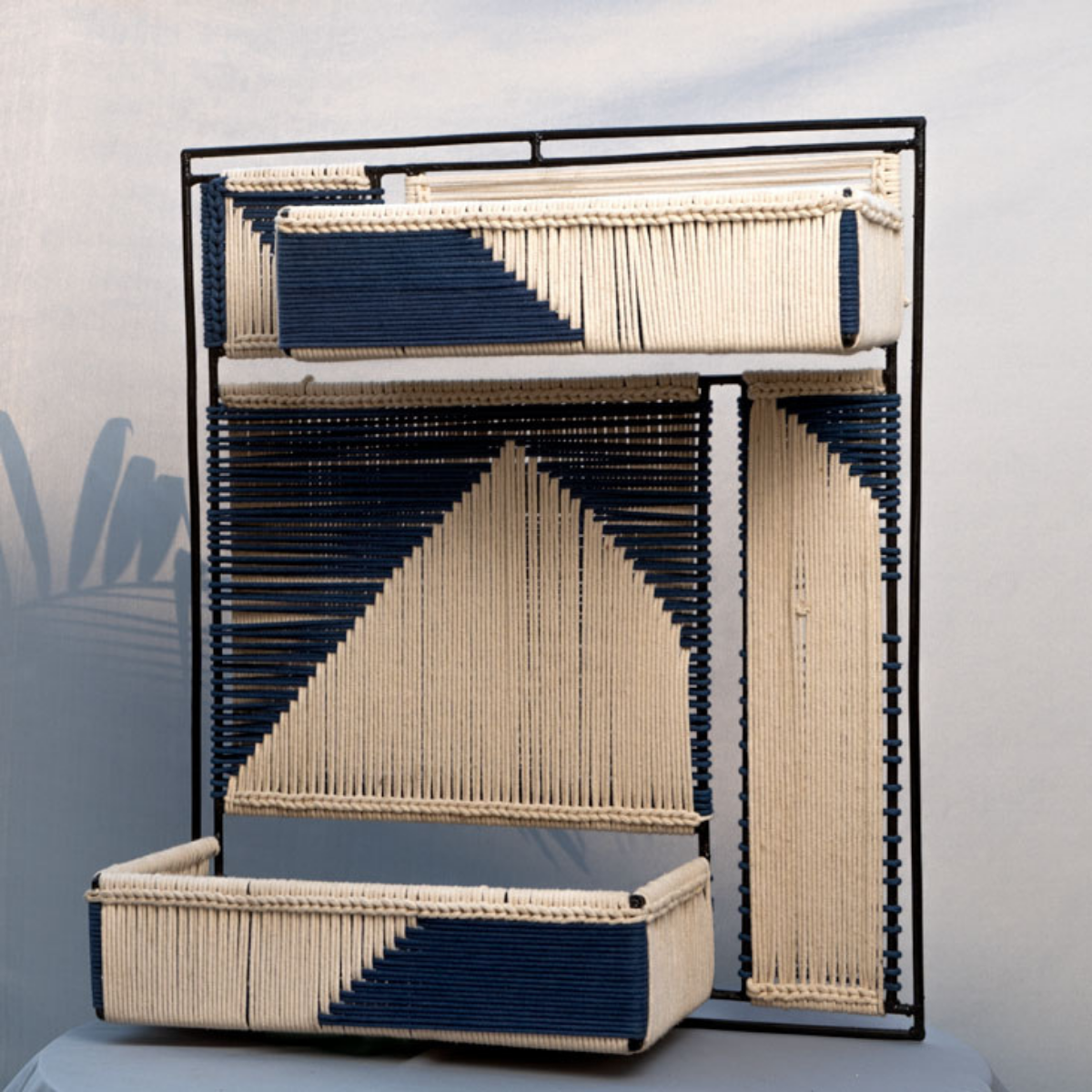 Noir Recycled Cotton Wall Organizer