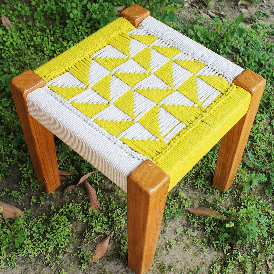 Pyramid Recycled Cotton Stool
