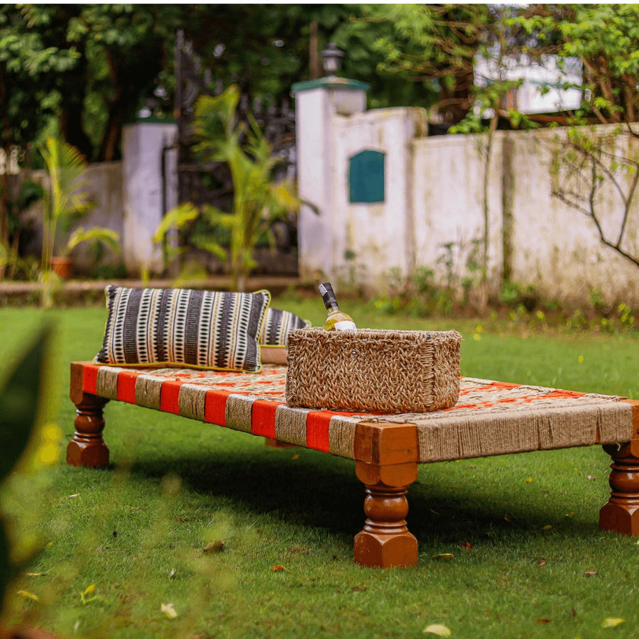 Sitara Up-cycled Plastic Low Charpai