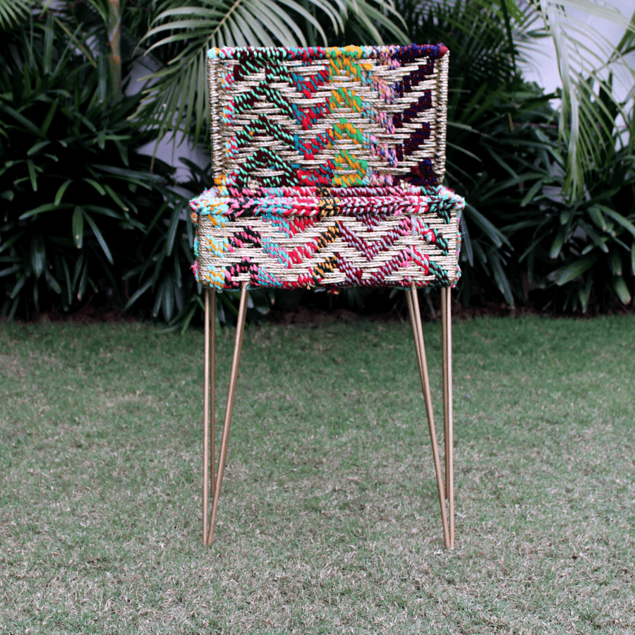 Rangeen Textile Waste Box Stand - Sirohi.org - Colour_Multi-Colour, Purpose_Home Accessory, Purpose_Organiser, Purpose_Storage, Rope Material_Plastic Waste, Rope Material_Textile Waste