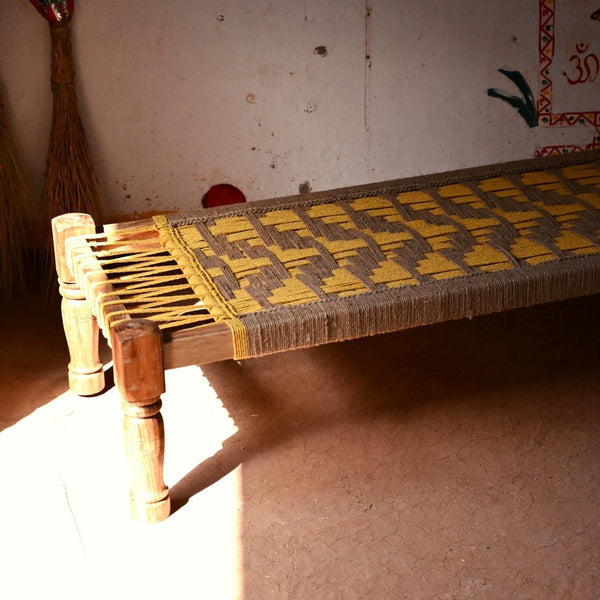 Champa Jute & Cotton Charpai