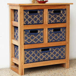 Buy indigo turtle wooden chest Online
