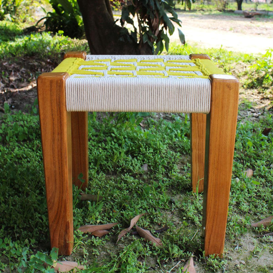 Pyramid Recycled Cotton Stool
