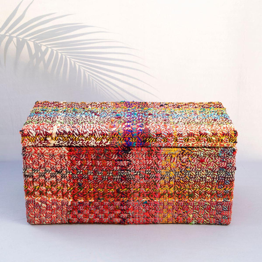 Bano Upcycled Textile Trunk Box - L Sirohi.org 