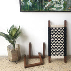 Tri Galore Recycled Cotton Wooden Bench