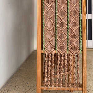 Regal Cotton Macrame Divider Panels - Sirohi.org - Colour_Multi-Colour, Colour_White, Purpose_Home Accessory, Rope Material_Recycled Cotton
