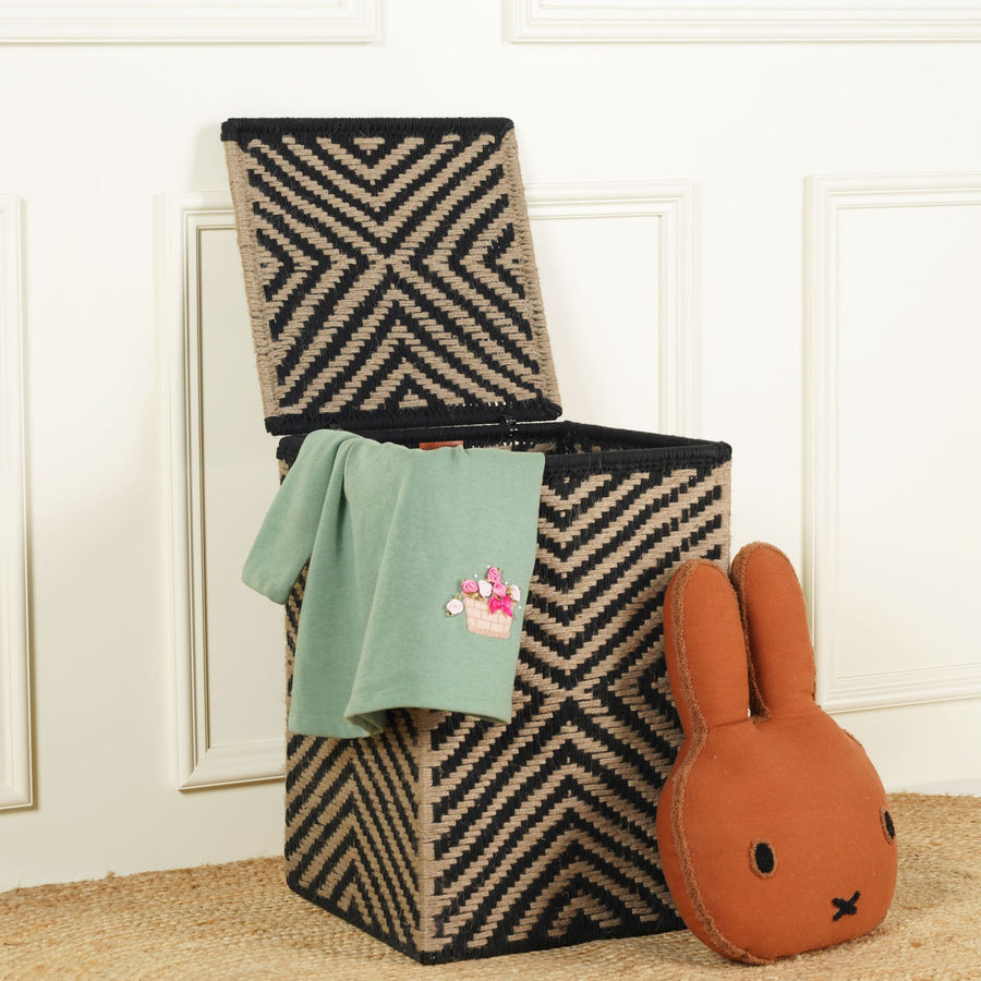 The Black Current - Combo of Kids and Adult Laundry baskets and Tray (3 products)
