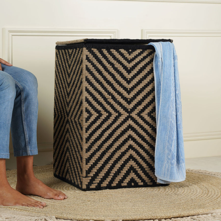 The Black Current - Combo of Kids and Adult Laundry baskets and Tray (3 products)