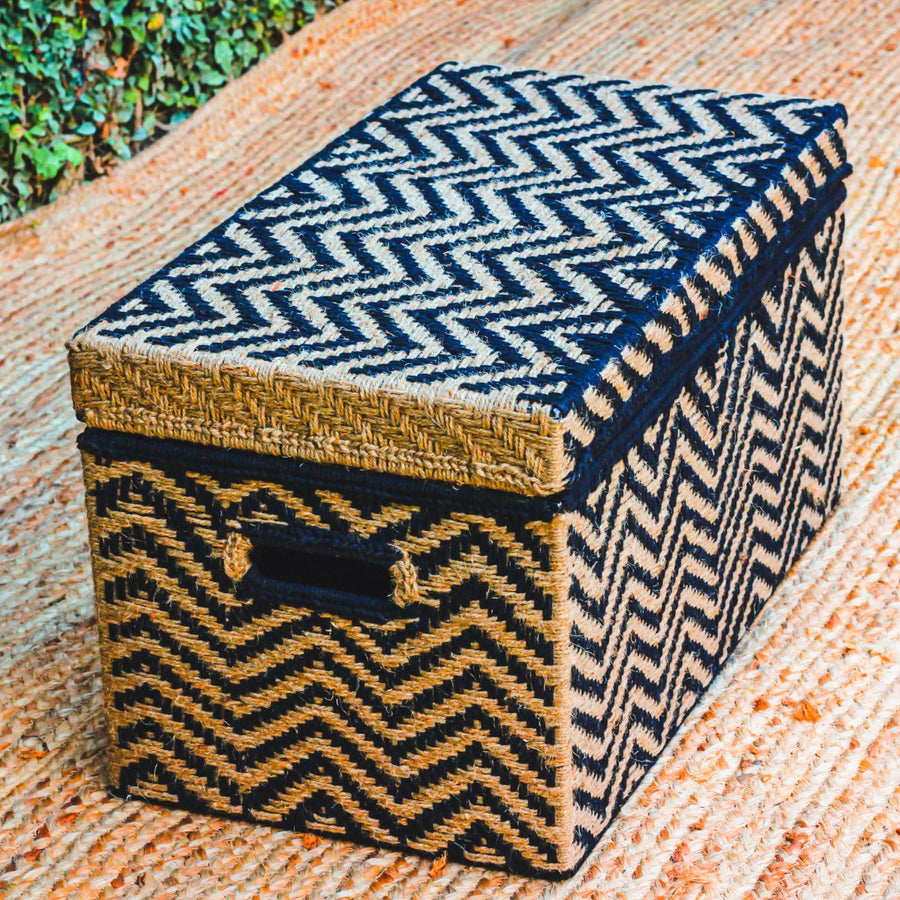The Buff Jute & Cotton Trunk