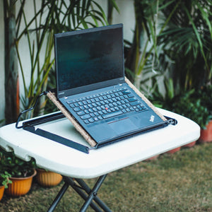 Koyal Jute and Cotton Laptop Table