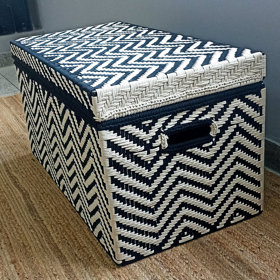 The Buff Jute & Cotton Trunk