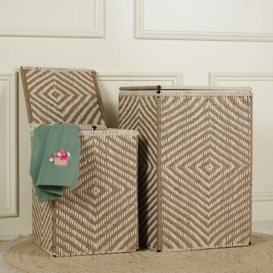 The Diamond Run - Combo of Kids and Adult Laundry baskets and Trays (4 products)