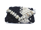 Dinky Shell Cotton Pouch - Sirohi.org - Colour_Multi-Colour, Colour_White, Purpose_Accessory, Rope Material_Recycled Cotton